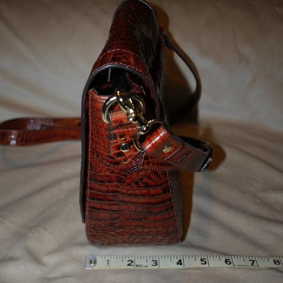 Brahmin Pecan Large Saddle Bag - Picture 7 of 11